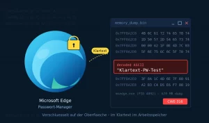 Microsoft Edge Passwort-Manager – Passwörter im Klartext im Arbeitsspeicher