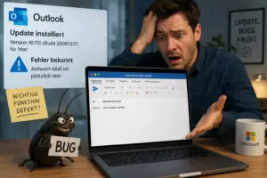 Outlook Update Fehler: Microsoft-365-Update blendet E-Mail-Verlauf in Antworten aus